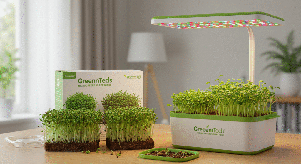 Microgreens Growing Kit for Home | Greentech Starter Kit